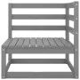 Juego de muebles de jardín 9 piezas gris madera maciza de pino de , Conjuntos de jardín - Ref: Foro24-3075636, Precio: 643,01...