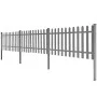 Garden fence with 3 WPC posts 600x60 cm pieces by vidaXL, fenced with pickets - Ref: Foro24-42826, Price: 304,99 €, Discount: %