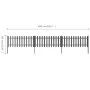 Garden fence with 3 WPC posts 600x60 cm pieces by vidaXL, fenced with pickets - Ref: Foro24-42826, Price: 304,99 €, Discount: %