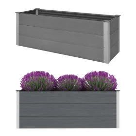Arriate de WPC gris 150x50x54 cm de vidaXL, Maceteros y jardineras - Ref: Foro24-43607, Precio: 247,90 €, Descuento: %