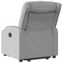 Sillón eléctrico reclinable elevable de tela gris claro en Sillones | Comprar online en Foru.es