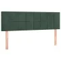 Dunkelgraues Samtkopfteil mit LED 144x5x78/88 cm von , Kopf- und Fußteile - Ref: Foro24-3121663, Preis: 64,37 €, Rabatt: %