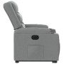 Sillón eléctrico reclinable elevable de tela gris claro en Sillones | Comprar online en Foru.es
