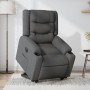 Sillón eléctrico reclinable elevable de tela gris oscuro en Sillones | Comprar online en Foru.es