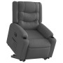 Sillón eléctrico reclinable elevable de tela gris oscuro en Sillones | Comprar online en Foru.es