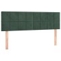 Cabeceros 2 unidades terciopelo verde oscuro 72x5x78/88 cm de , Cabeceros y pies de cama - Ref: Foro24-346057, Precio: 51,68 ...