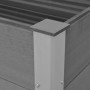 Arriate de WPC gris 100x100x54 cm de vidaXL, Maceteros y jardineras - Ref: Foro24-43605, Precio: 177,88 €, Descuento: %