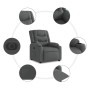 Sillón eléctrico reclinable elevable de tela gris oscuro en Sillones | Comprar online en Foru.es
