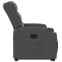 Sillón eléctrico reclinable elevable de tela gris oscuro en Sillones | Comprar online en Foru.es
