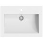 Lavabo de granito blanco 600x450x120 mm de vidaXL, Lavabos - Ref: Foro24-142964, Precio: 159,96 €, Descuento: %