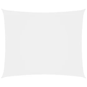Rectangular sail awning white Oxford fabric 6x8 m by , Umbrellas - Ref: Foro24-135278, Price: 120,95 €, Discount: %