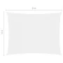 Toldo de vela rectangular tela Oxford blanco 6x8 m de , Sombrillas - Ref: Foro24-135278, Precio: 120,95 €, Descuento: %