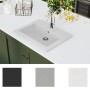Lavabo de granito blanco 600x450x120 mm de vidaXL, Lavabos - Ref: Foro24-142964, Precio: 159,96 €, Descuento: %