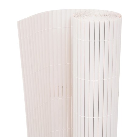 Valla de jardín de doble cara 90x300 cm blanca de vidaXL, Paneles de vallas - Ref: Foro24-43622, Precio: 38,14 €, Descuento: %