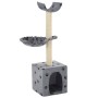 Rascador para gatos con poste de sisal 105 cm huellas gris de , Mobiliario para gatos - Ref: Foro24-170624, Precio: 36,38 €, ...