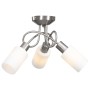 Lámpara de techo pantallas cerámica cono blanco 3 bombillas E14 de , Apliques de techo - Ref: Foro24-289229, Precio: 34,70 €,...