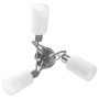 Lámpara de techo pantallas cerámica cono blanco 3 bombillas E14 de , Apliques de techo - Ref: Foro24-289229, Precio: 34,70 €,...