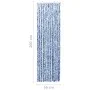 Cortina mosquitera azul y blanco chenilla 56x200 cm de , Mosquiteras para ventanas - Ref: Foro24-315126, Precio: 36,71 €, Des...