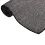 Alfombra de exterior de tejido plano gris 80x250 cm de , Alfombras - Ref: Foro24-340772, Precio: 41,47 €, Descuento: %
