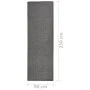 Alfombra de exterior de tejido plano gris 80x250 cm de , Alfombras - Ref: Foro24-340772, Precio: 40,69 €, Descuento: %