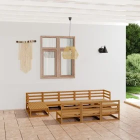 Garden furniture set 10 pieces solid pine wood by , Garden sets - Ref: Foro24-3076097, Price: 643,25 €, Discount: %