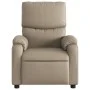 Sillón reclinable de cuero sintético color capuchino de , Sillones - Ref: Foro24-373440, Precio: 249,54 €, Descuento: %