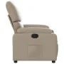 Sillón reclinable de cuero sintético color capuchino de , Sillones - Ref: Foro24-373440, Precio: 249,54 €, Descuento: %