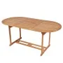 Mesa de jardín de madera de teca maciza 180x90x75 cm de vidaXL, Mesas de jardín - Ref: Foro24-43030, Precio: 271,34 €, Descue...