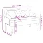 Banco con cojines terciopelo rosa 120,5x65x75 cm de , Bancos - Ref: Foro24-372143, Precio: 227,99 €, Descuento: %