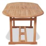 Mesa de jardín de madera de teca maciza 180x90x75 cm de vidaXL, Mesas de jardín - Ref: Foro24-43030, Precio: 276,50 €, Descue...