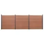 Braunes WPC-Zaunplatten-Set 526 x 186 cm von , Zaunpaneele - Ref: Foro24-3211828, Preis: 845,11 €, Rabatt: %