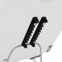 Sillón de salón de belleza cuero sintético blanco 180x62x78 cm de , Sillones de masaje - Ref: Foro24-110267, Precio: 432,09 €...