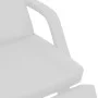Sillón de salón de belleza cuero sintético blanco 180x62x78 cm de , Sillones de masaje - Ref: Foro24-110267, Precio: 426,68 €...
