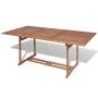 Solid teak wood garden table 180x90x75 cm by vidaXL, Garden tables - Ref: Foro24-43034, Price: 254,33 €, Discount: %