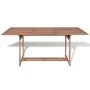 Solid teak wood garden table 180x90x75 cm by vidaXL, Garden tables - Ref: Foro24-43034, Price: 254,33 €, Discount: %