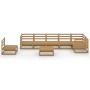 Muebles de jardín 8 piezas marrón miel madera maciza de pino de , Conjuntos de jardín - Ref: Foro24-3075602, Precio: 533,32 €...
