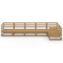 Muebles de jardín 6 piezas marrón miel madera maciza de pino de , Conjuntos de jardín - Ref: Foro24-3075567, Precio: 391,76 €...