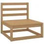Muebles de jardín 9 piezas marrón miel madera maciza de pino de , Conjuntos de jardín - Ref: Foro24-3075637, Precio: 582,23 €...