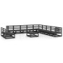 Juego de muebles de jardín 12 pzas y cojines negro madera pino de , Conjuntos de jardín - Ref: Foro24-3075883, Precio: 902,53...