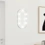 Espejo con luces LED vidrio ovalado 40x20 cm de , Espejos - Ref: Foro24-3102973, Precio: 27,26 €, Descuento: %