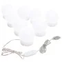 Espejo con luces LED vidrio ovalado 40x20 cm de , Espejos - Ref: Foro24-3102973, Precio: 27,26 €, Descuento: %