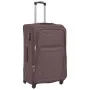 Juego de 3 maletas blandas color café de vidaXL, Maletas - Ref: Foro24-91318, Precio: 155,78 €, Descuento: %