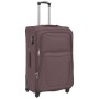 Juego de 3 maletas blandas color café de vidaXL, Maletas - Ref: Foro24-91318, Precio: 147,90 €, Descuento: %
