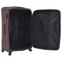 Juego de 3 maletas blandas color café de vidaXL, Maletas - Ref: Foro24-91318, Precio: 147,90 €, Descuento: %