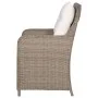 Sillones de jardín con cojines 2 uds ratán sintético marrón de vidaXL, Sillas de jardín - Ref: Foro24-44148, Precio: 222,17 €...