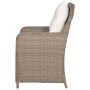 Sillones de jardín con cojines 2 uds ratán sintético marrón de vidaXL, Sillas de jardín - Ref: Foro24-44148, Precio: 332,75 €...