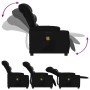 Sillón de masaje reclinable eléctrico cuero sintético negro en Sillones | Comprar online en Foru.es