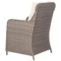 Sillones de jardín con cojines 2 uds ratán sintético marrón de vidaXL, Sillas de jardín - Ref: Foro24-44148, Precio: 222,17 €...