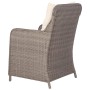 Sillones de jardín con cojines 2 uds ratán sintético marrón de vidaXL, Sillas de jardín - Ref: Foro24-44148, Precio: 332,75 €...