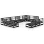 Juego de muebles de jardín 13 piezas madera maciza de pino de , Conjuntos de jardín - Ref: Foro24-3076193, Precio: 928,20 €, ...